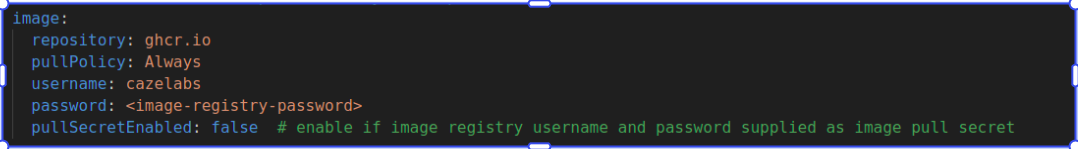 Input Manager Image Pull Secret 